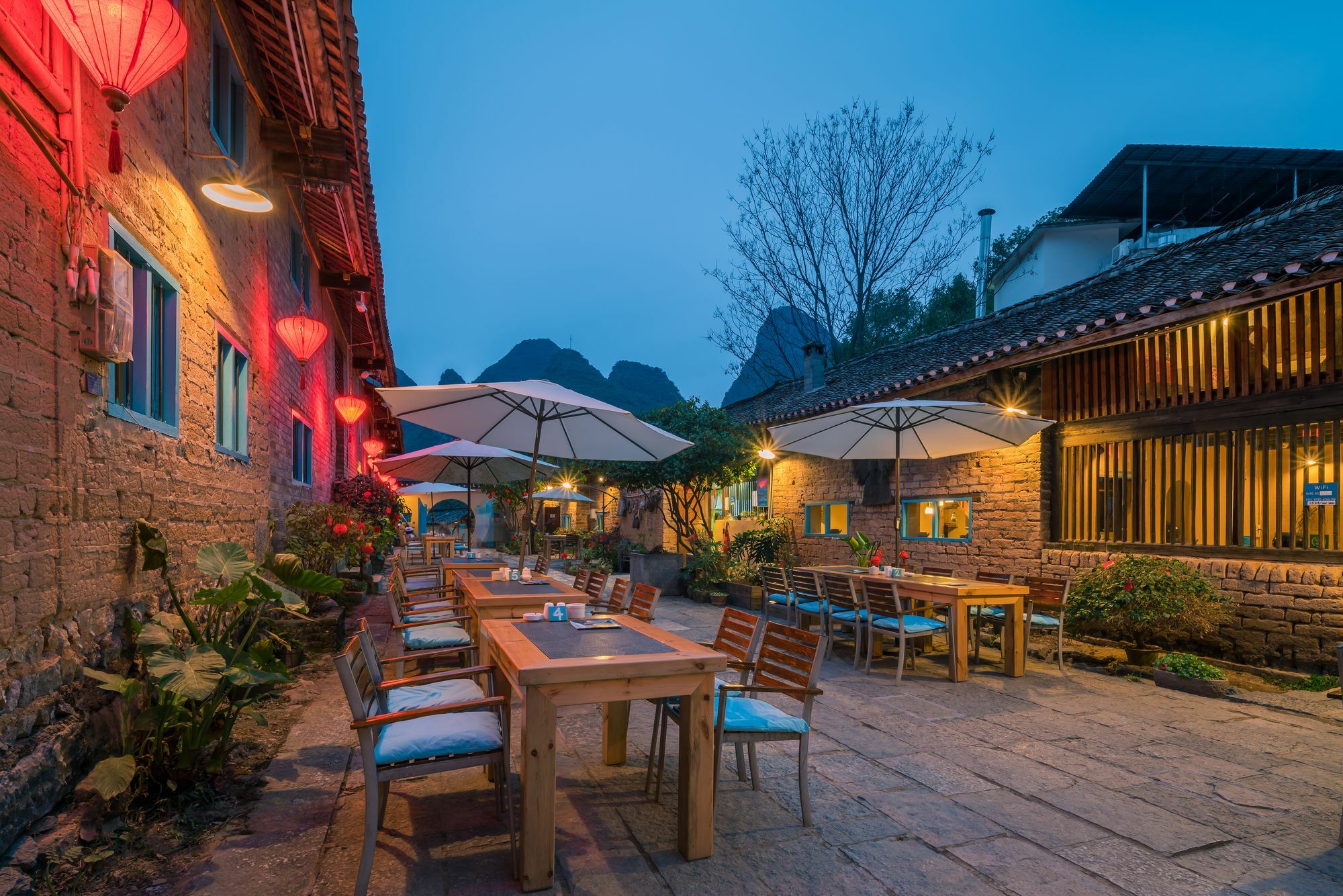 The Giggling Tree Hotel Yangshuo Exterior foto